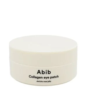 Abib Collagen Eye Patch hydrogélové vankúšiky pod oči s kolagénom a extraktom z ruže z Jericha 60 ks