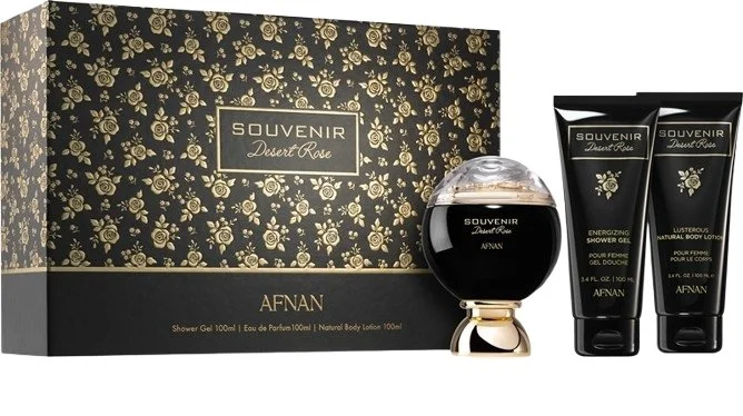 Souvenir Desert Rose U 100 ml + telové mlieko 100 ml + sprchový gél parfumovaná voda
