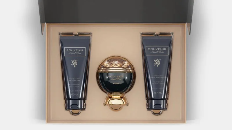 Souvenir Desert Rose U 100 ml + telové mlieko 100 ml + sprchový gél parfumovaná voda