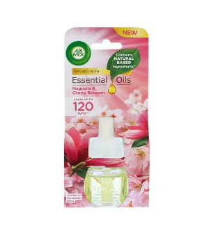 Air Wick Magnólia a Třešňové Kvety tekutá náplň do elektrického prístroja 19 ml