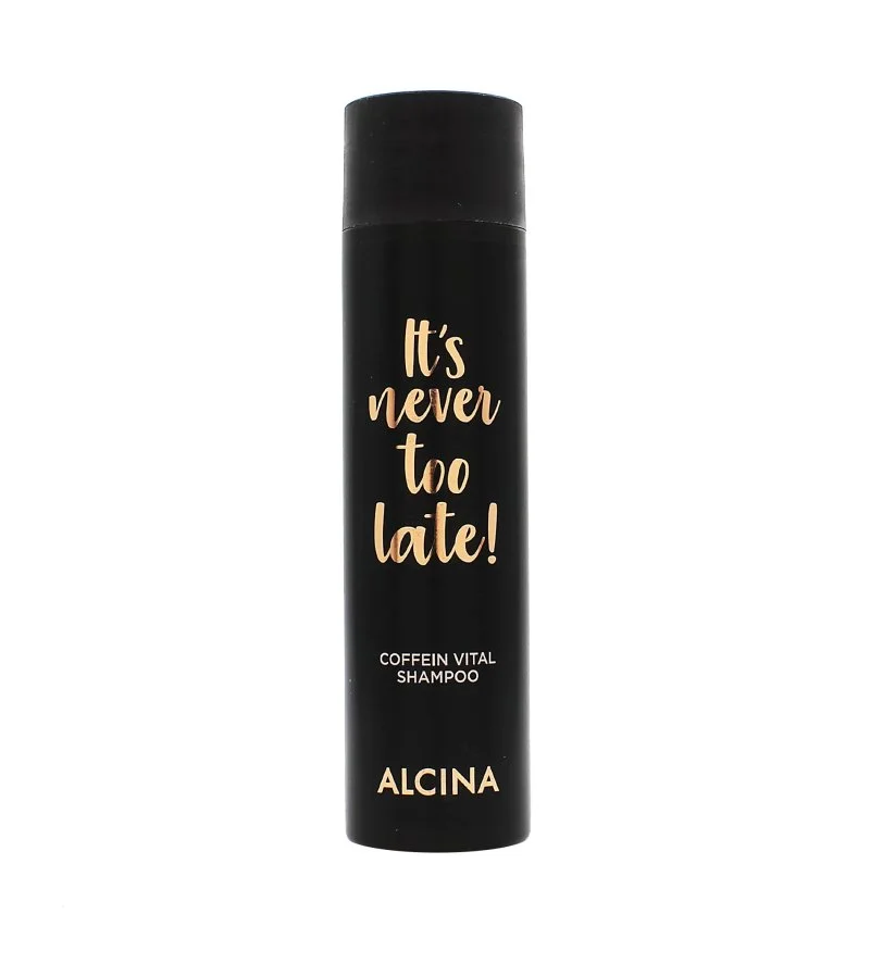 It's Never Too Late kofeínový šampón na posilnenie vlasov 250 ml