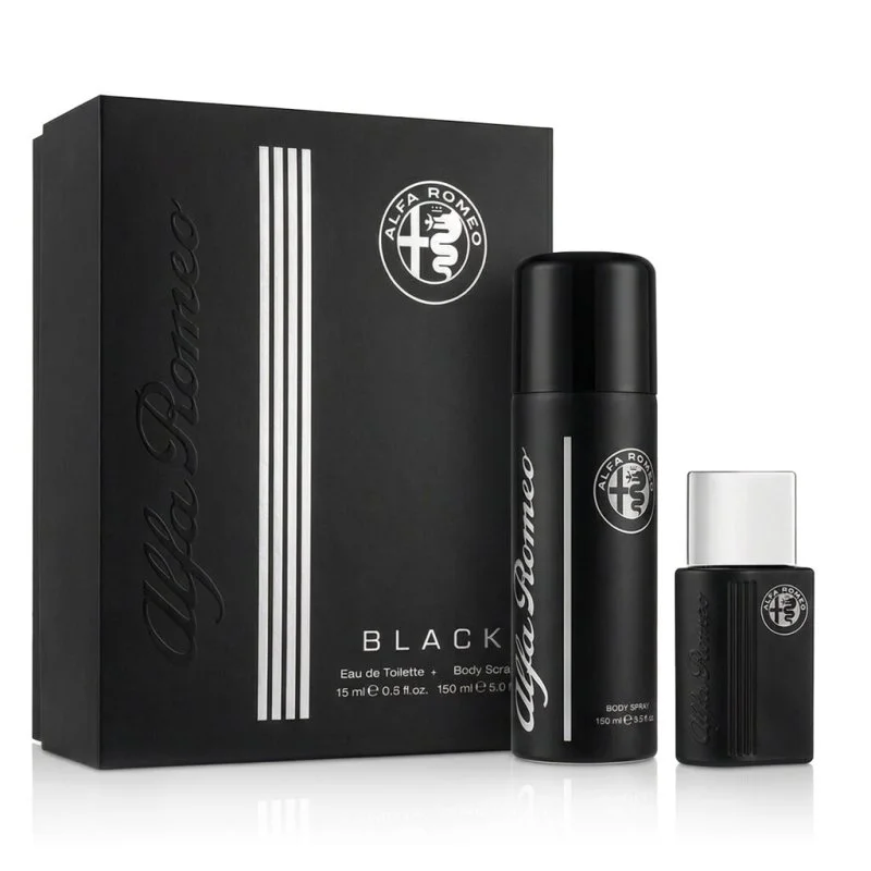 Alfa Romeo Black 15 ml + telový sprej toaletná voda pre mužov