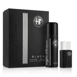 Alfa Romeo Alfa Romeo Black 15 ml + telový sprej toaletná voda pre mužov