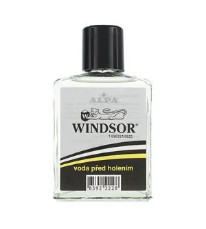 Alpa Windsor voda pred holením