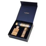 Amber Oud Bleu Edition darčeková sada unisex parfumovaná voda 75 ml + parfumovaná voda 30 ml + deosprej 200 ml