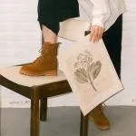 Perky Členková obuv Rustic Caramel