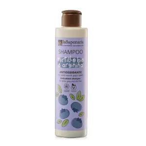 laSaponaria Antioxidačný šampón na šedivé vlasy s BIO čučoriedkami a arginínom 200 ml