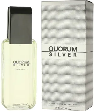 Antonio Puig Quorum Silver toaletná voda 100 ml pre mužov
