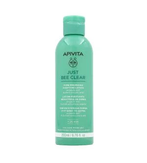 Apivita Just Bee Clear pleťová voda na rozšírené póry a čierne bodky