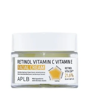 APLB Retinol Vitamín C Vitamín E anti-age pleťový krém