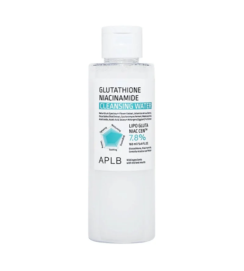 Glutathione Niacinamide Cleansing Water hydratačno-rozjasňujúca micelárna voda 160 ml