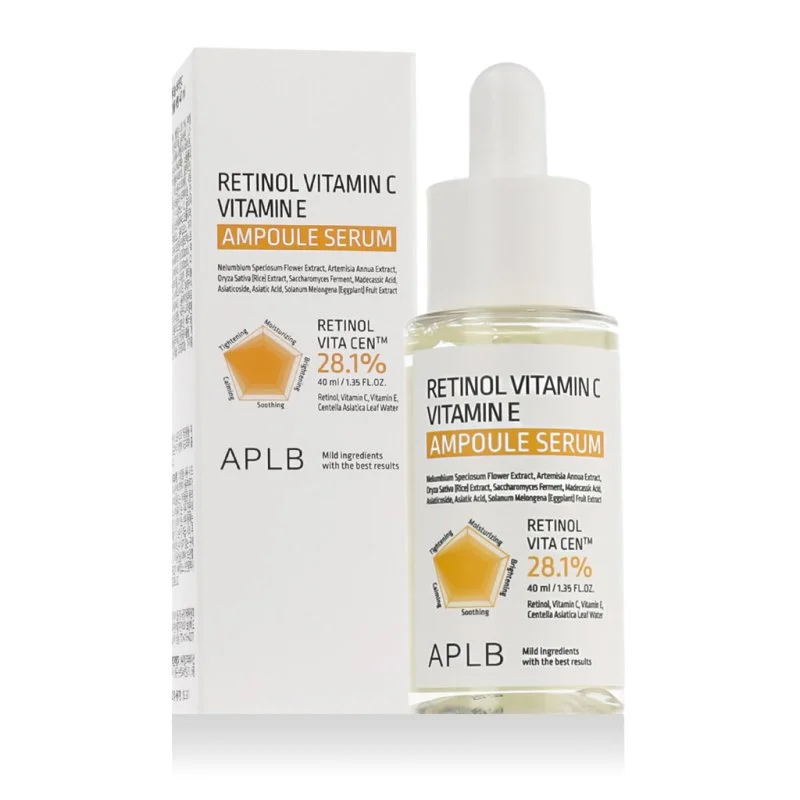 Retinol Vitamín C Vitamín E ampulové sérum 40 ml