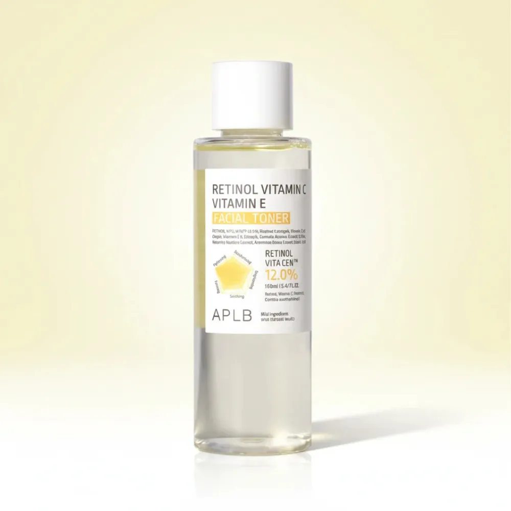 Retinol Vitamín C Vitamín E anti-age pleťové tonikum 160 ml