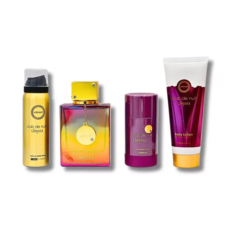 Club de Nuit Untold sada - parfumovaná voda 105 ml + telový sprej 50 ml + tuhý dezodorant 75 g + telové mlieko 100 ml