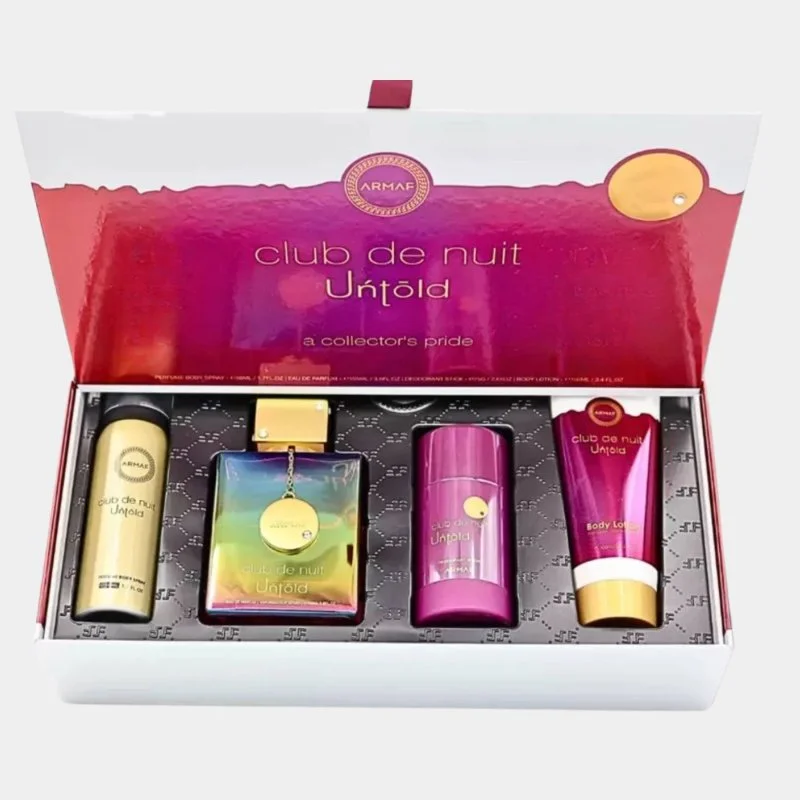 Club de Nuit Untold sada - parfumovaná voda 105 ml + telový sprej 50 ml + tuhý dezodorant 75 g + telové mlieko 100 ml