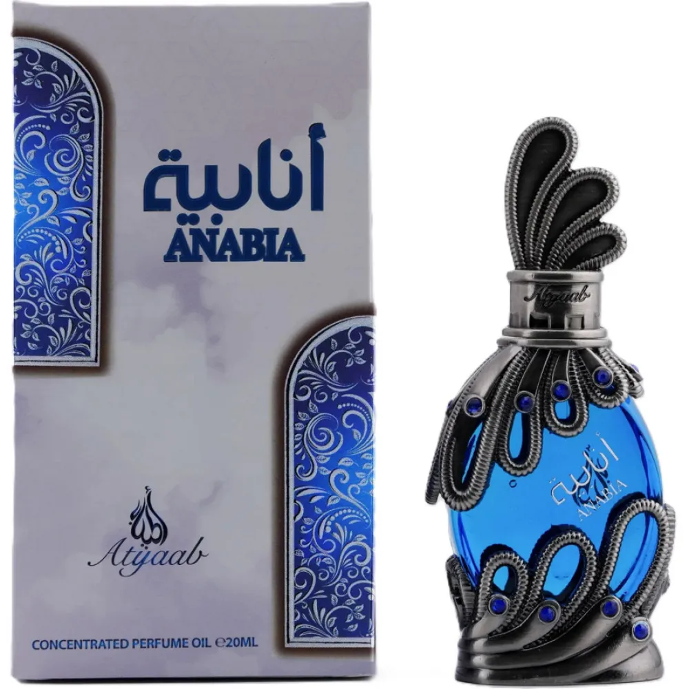 Anabia Blue parfumovaný olej pre mužov 20 ml