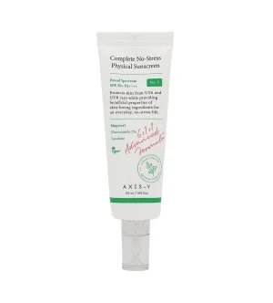 Axis-y Complete No-Stress Physical Sunscreen V.3 minerálny opaľovací krém SPF 50+ PA++++