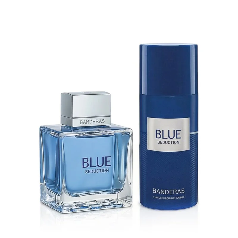 Blue Seduction for Men 100 ml + DEO v spreji toaletná voda pre mužov 150 ml