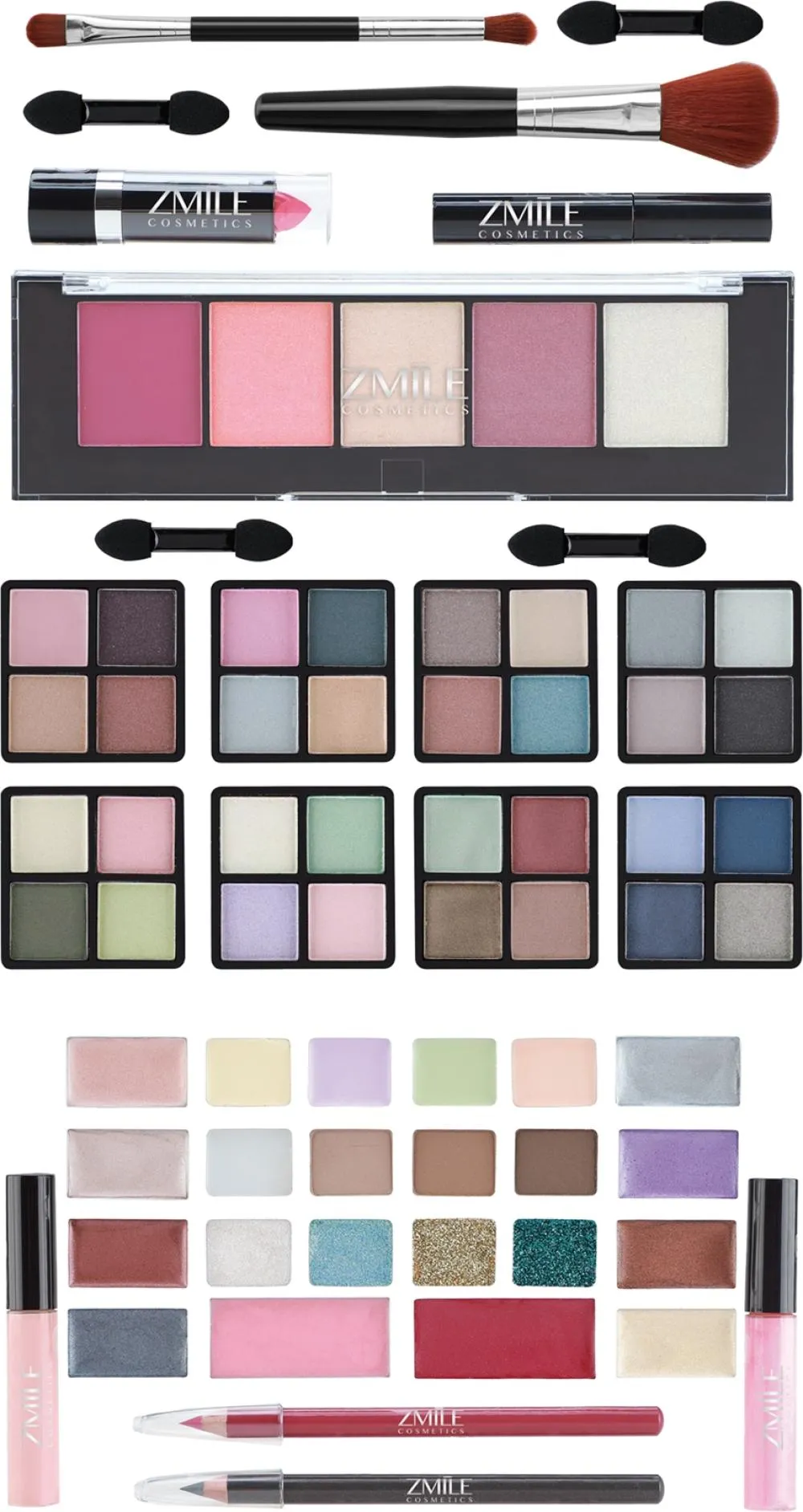 Kozmetická taštička Velvety Limited sivá