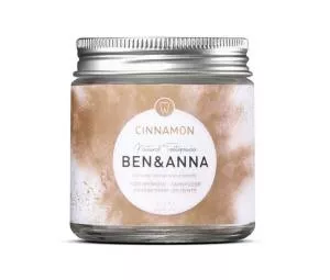 Ben & Anna Bieliaci zubný prášok so škoricou (45 g) - zanecháva svieži dych