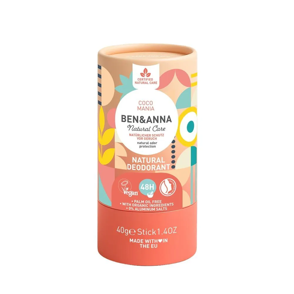 Ben & Anna Tuhý dezodorant (40 g) - Kokos