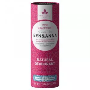 Ben & Anna Tuhý dezodorant (40 g) - Ružový grapefruit