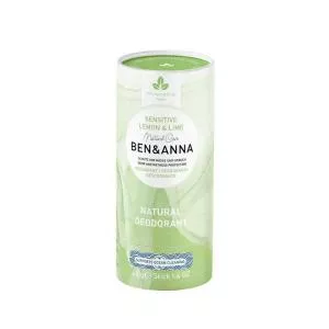 Ben & Anna Tuhý dezodorant Sensitive (40 g) - Citrón a limetka - bez sódy bikarbóny