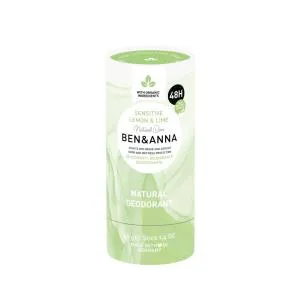 Ben & Anna Tuhý dezodorant Sensitive (40 g) - Citrón a limetka - bez sódy bikarbóny