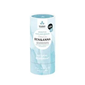 Ben & Anna Tuhý dezodorant Sensitive (40 g) - Mountain Breeze - bez sódy bikarbóny