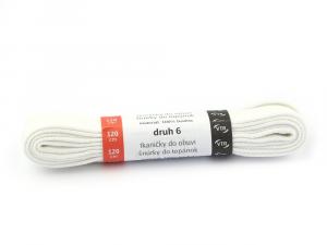 Biele šnúrky do topánok