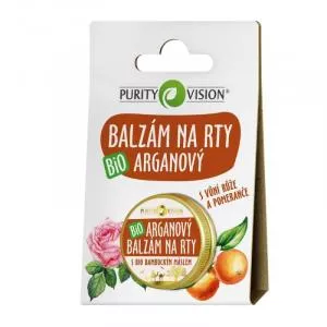 Purity Vision Organický arganový balzam na pery 12 ml