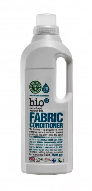 Bio-D Hypoalergénny zmäkčovač tkanín bez vône (1 l)