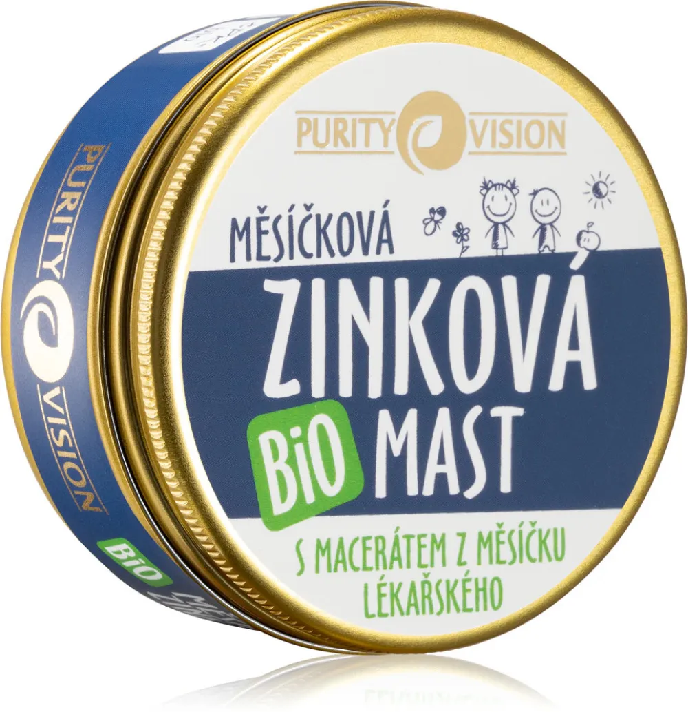Purity Vision Organická zinková masť s nechtíkom lekárskym 70 ml
