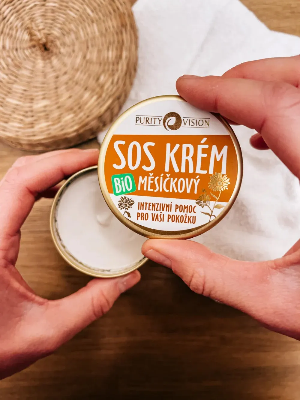 Purity Vision Bio SOS nechtíkový krém 70 ml