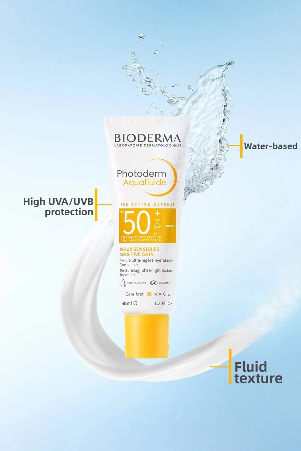 Photoderm Aquafluide hydratačný krém na opaľovanie SPF50+ 40 ml