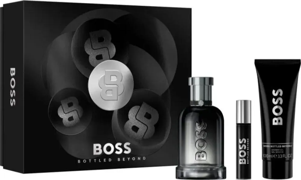 Boss Boss Bottled Beyond 100 ml + EDP MINI 10 ml + sprchový gél 100 ml parfumovaná voda pre mužov