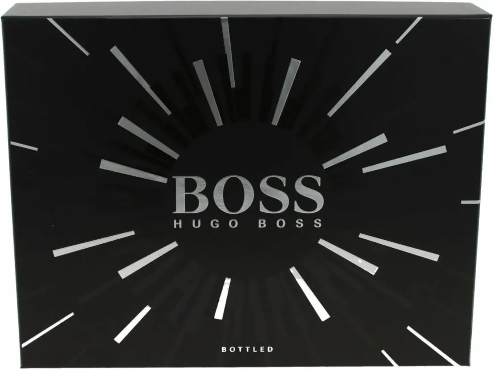 Boss Bottled darčeková sada 100 ml + sprchový gél 100 ml + deodorant toaletná voda pre mužov