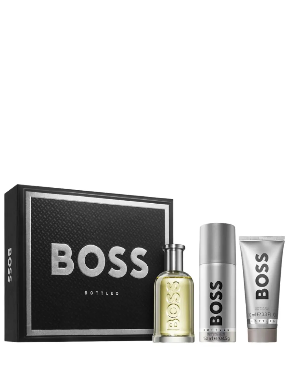 Boss Bottled darčeková sada 100 ml + sprchový gél 100 ml + deodorant toaletná voda pre mužov