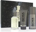 Boss Bottled darčeková sada 100 ml + sprchový gél 100 ml + deodorant toaletná voda pre mužov