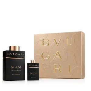 Bvlgari Man In Black plniteľný 100 ml + EDP parfumovaná voda pre mužov