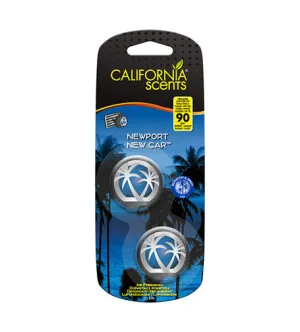 California Scents Mini Difuzér Newport New Car vôňa do auta 2 x 3 ml