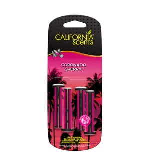 California Scents Vent Stick Coronado Cherry vôňa do auta 4 ks