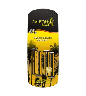California Scents Vent Stick Golden State Delight vôňa do auta 4 ks