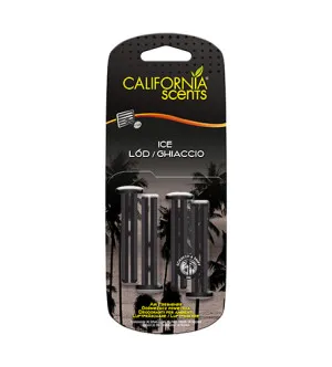 California Scents Vent Stick Ice vôňa do auta 4 ks