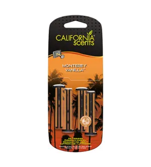 California Scents Vent Stick Monterey Vanilla vôňa do auta 4 ks