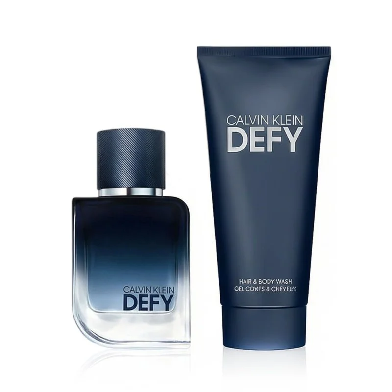 Defy Eau de Parfum (EDP) 50 ml + sprchový gél na telo a vlasy parfum pre mužov 100 ml