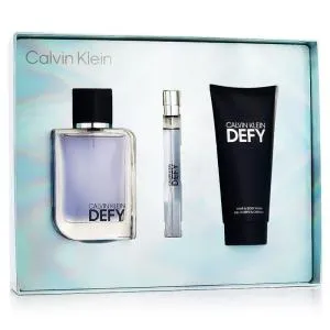 Calvin Klein Defy EDT 100 ml + EDT MINI 10 ml + SG na telo aj vlasy 100 ml M