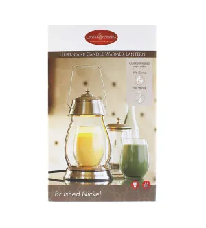 Candle Warmers Hurricane nahřívacia lucerna na sviečky niklová