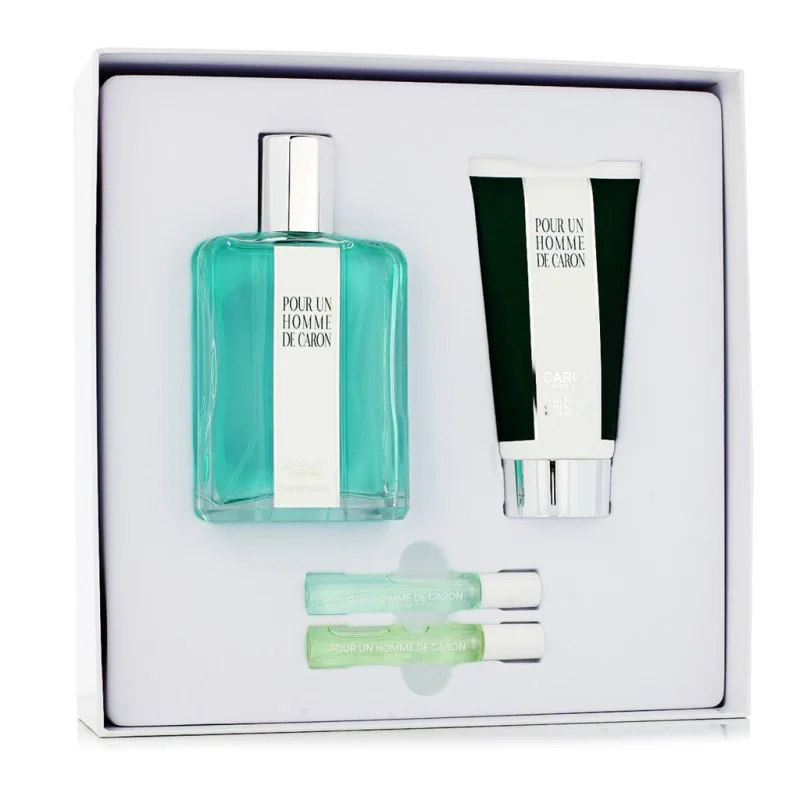 Pour un Homme de Caron EDT 125 ml + SG 75 ml + EDT MINI Le Matin 5 ml + MINI Le Soir parfumovaná voda