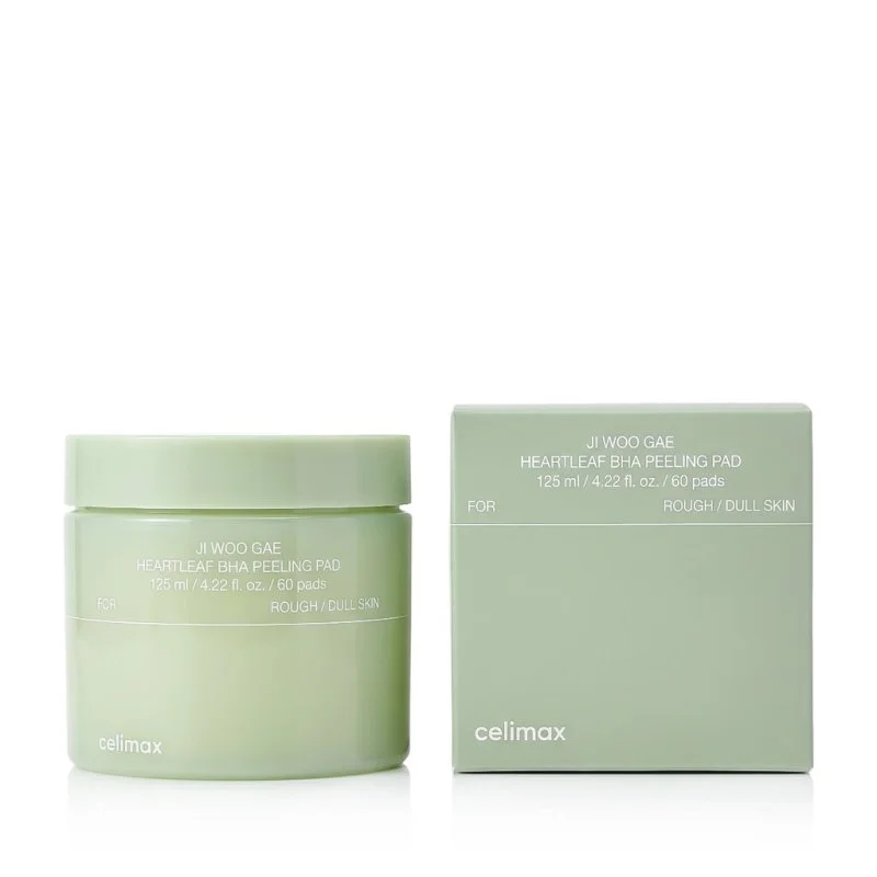 Ji Woo Gae Heartleaf BHA peelingové tampóny 125 ml